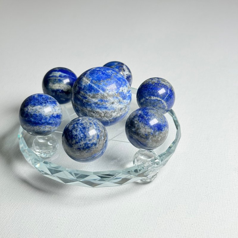 青金石七星陣 - 擺飾/家飾品 - 石頭 藍色