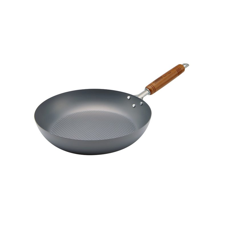 日本燕三条製鐵流 頂級窒化鐵鍋系列 格仔錘紋煎鍋 26cm - 廚具 - 其他金屬 
