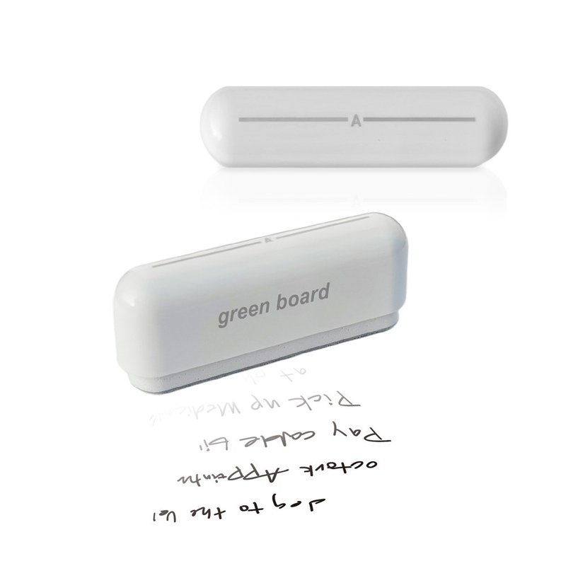 【Green Board】磁性電紙板專用6.5cm小板擦 - 科技小物 - 其他材質 白色