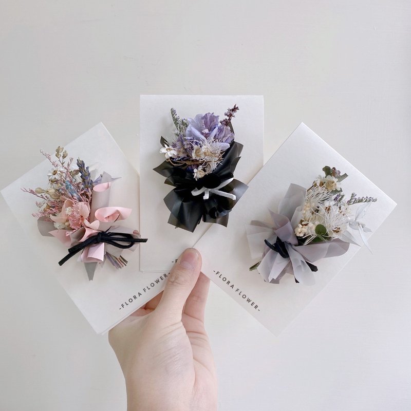 Flora Flower dried flower card-full series (3 models) - การ์ด/โปสการ์ด - พืช/ดอกไม้ หลากหลายสี