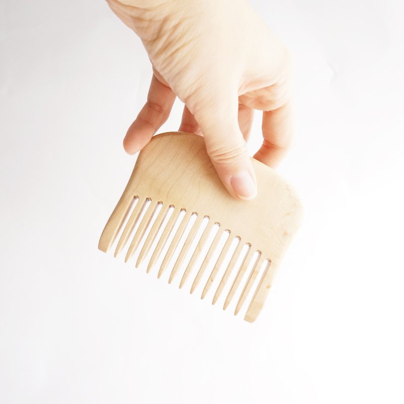 Wooden comb enlarged version - Makeup Brushes - Wood 