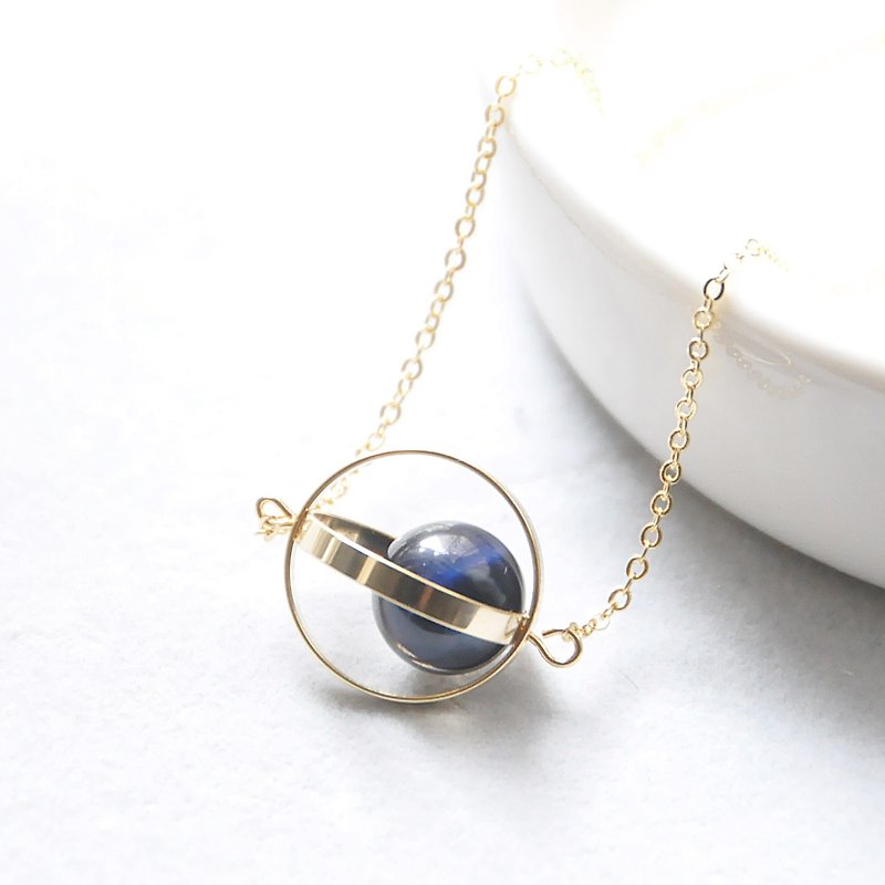 [Goody Bag] Lucky Bag-Ocean Planet. Blue planet. Courage Planet Necklace 2 into 1+1 Halloween Sisters Gifts Sisters Gifts Confidential Gifts Birthday Gifts - Chokers - Gemstone Blue