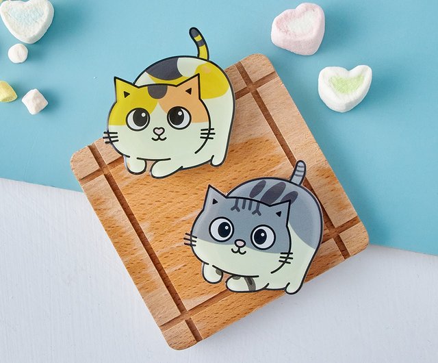 イエローのかわいい猫シリーズ モデリング エアバッグ ブラケット