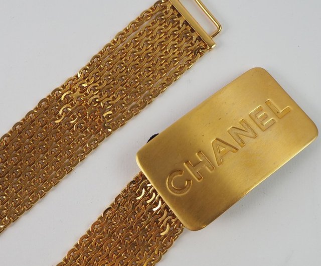 CHANELゴールドチェーンベルト ダブルCロゴ A0010 CHANEL シャネル chain belt チェーンベルト ゴールド
