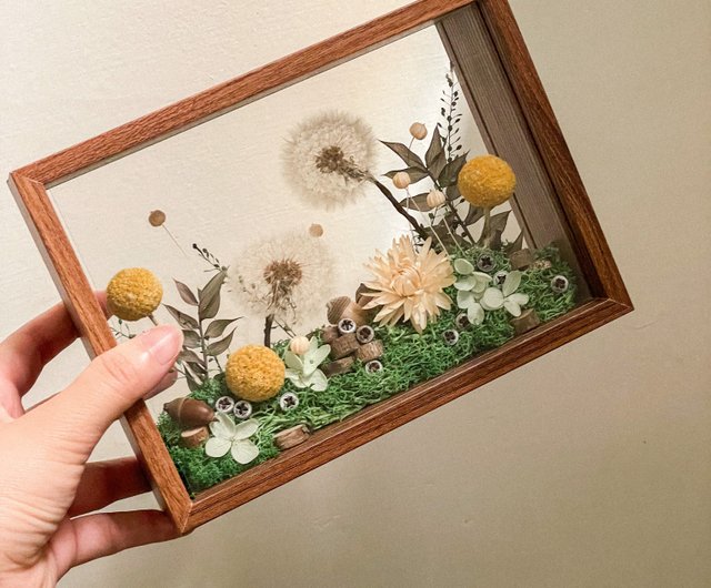 ドライフラワーアート『忘れられし木霊』 ドライフラワーアート『忘れ