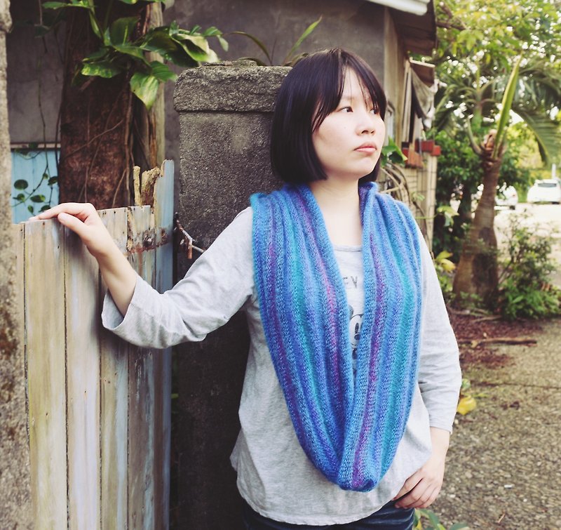 ChiChi Handmade-Dreamland-Super Gentle-Handmade Wool Neck/Bib [Gentle Series] - Knit Scarves & Wraps - Wool Multicolor