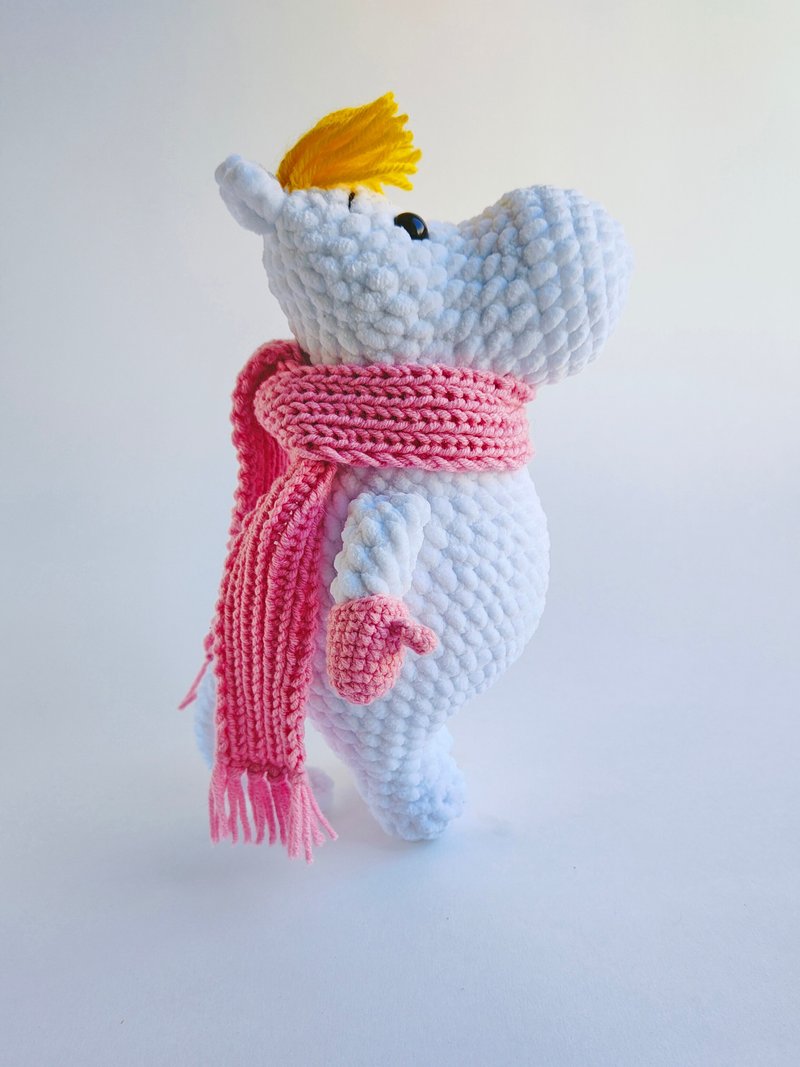 Crochet Moomin troll/Moomins troll girlfriend/Snorkmaiden/Crochet hippopotamus - Kids' Toys - Other Materials 