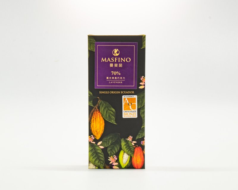 Masfino 70% Lavender Dark Chocolate - Chocolate - Fresh Ingredients 