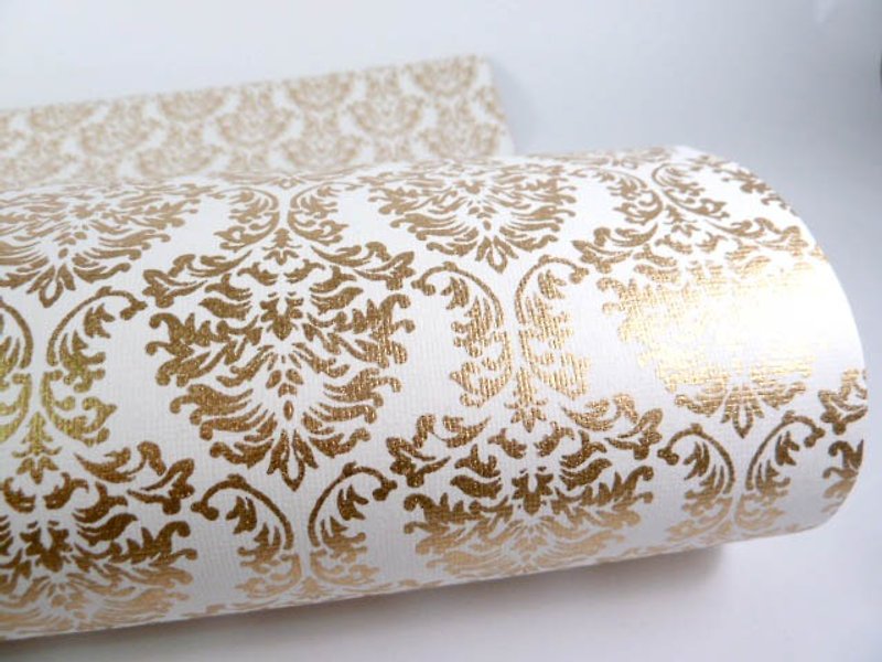 Shizen luck gold blessing handmade wrapping paper - Gift Wrapping & Boxes - Paper Gold