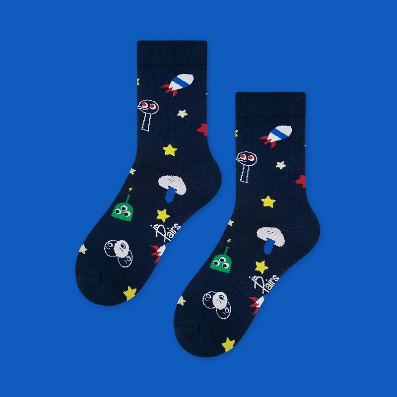 Cotton & Hemp Socks Multicolor - ・EDEN DONATION・Alien