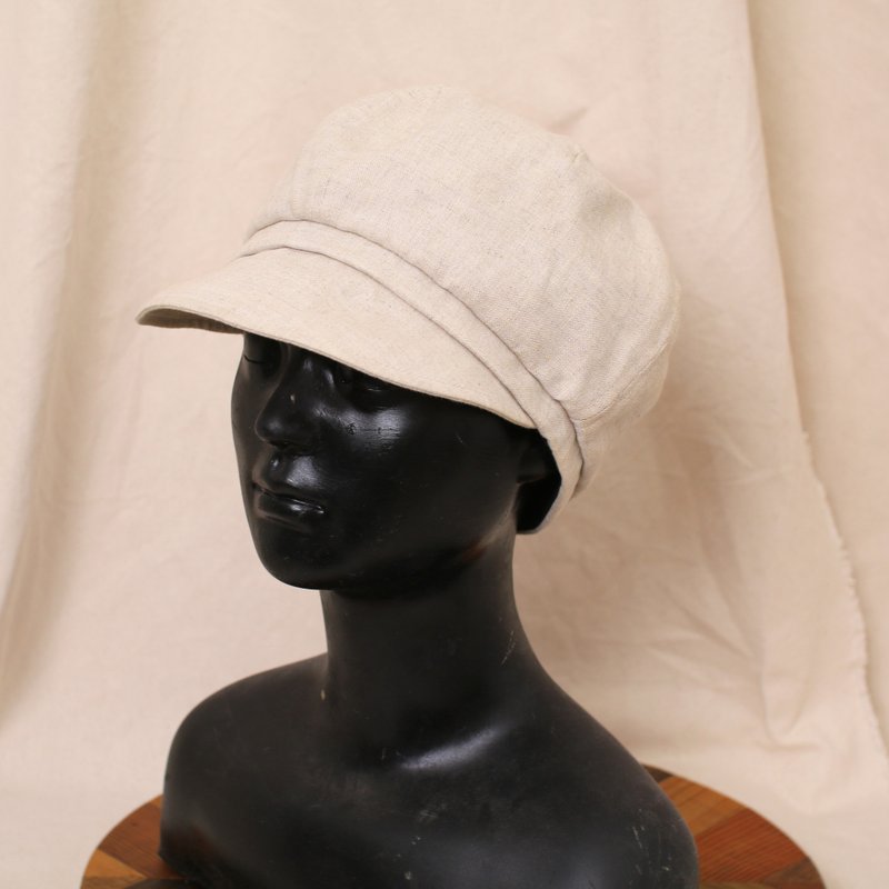 Back to Green:: 經典帽款 麻棉 報童帽 vintage cap - 帽 - 棉．麻 