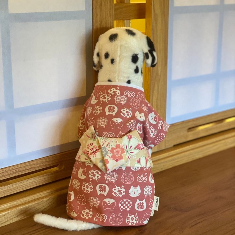 Handmade Pet Kimono - Clothing & Accessories - Cotton & Hemp Pink