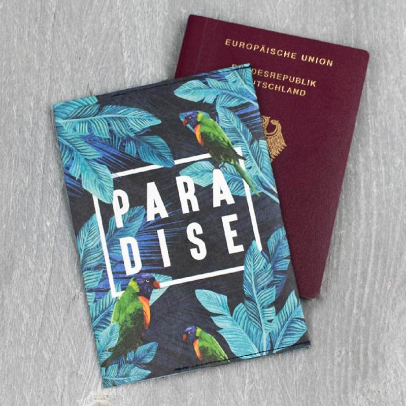 Germany Paprcuts.de passport holder (bird of paradise) - ที่เก็บพาสปอร์ต - วัสดุอื่นๆ หลากหลายสี