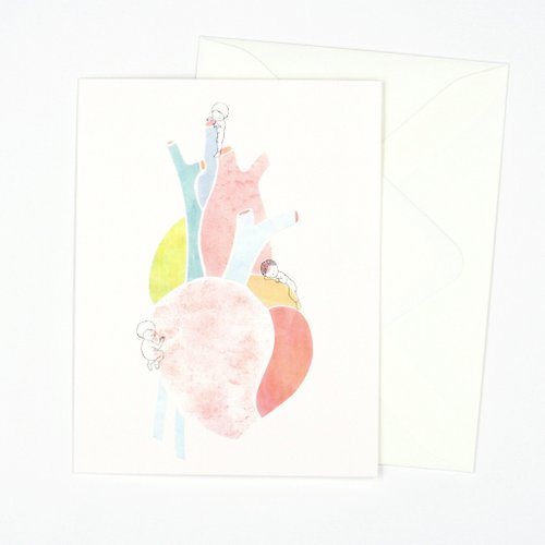 Pianissimo Press Heart - Card for any occasions