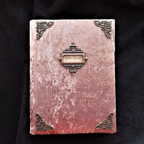 junkjournals Triple moon grimoire journal Gothic spell book handmade Wicca book of shadow