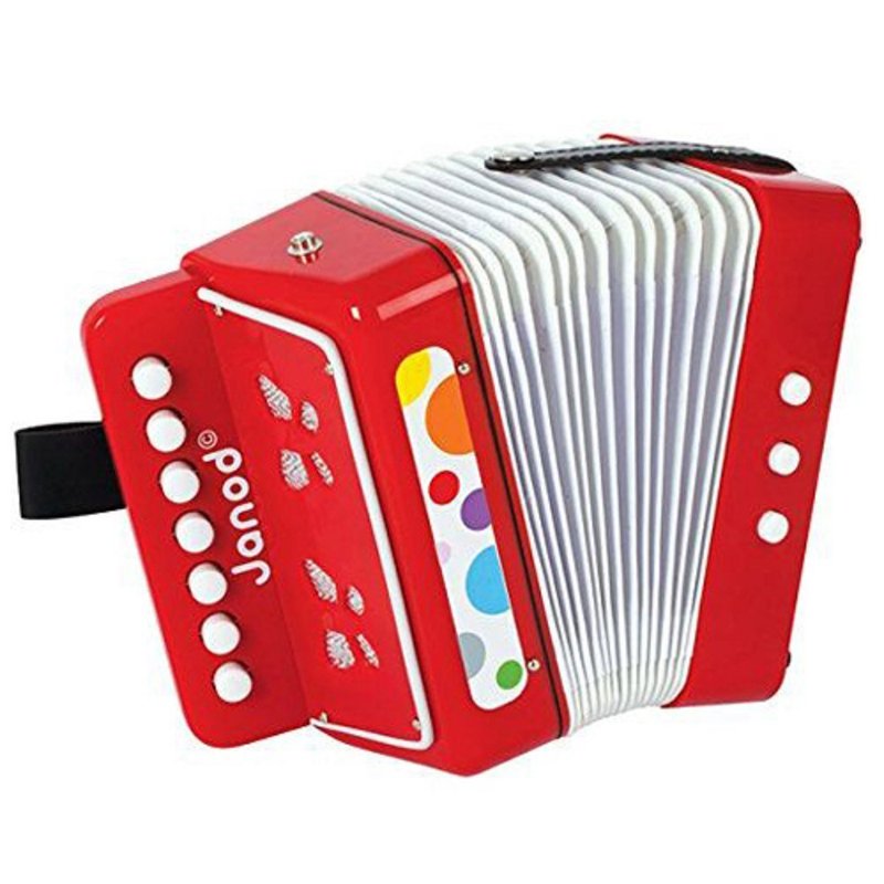 【Janod, France】Music is fun-Accordion - Kids' Toys - Plastic 