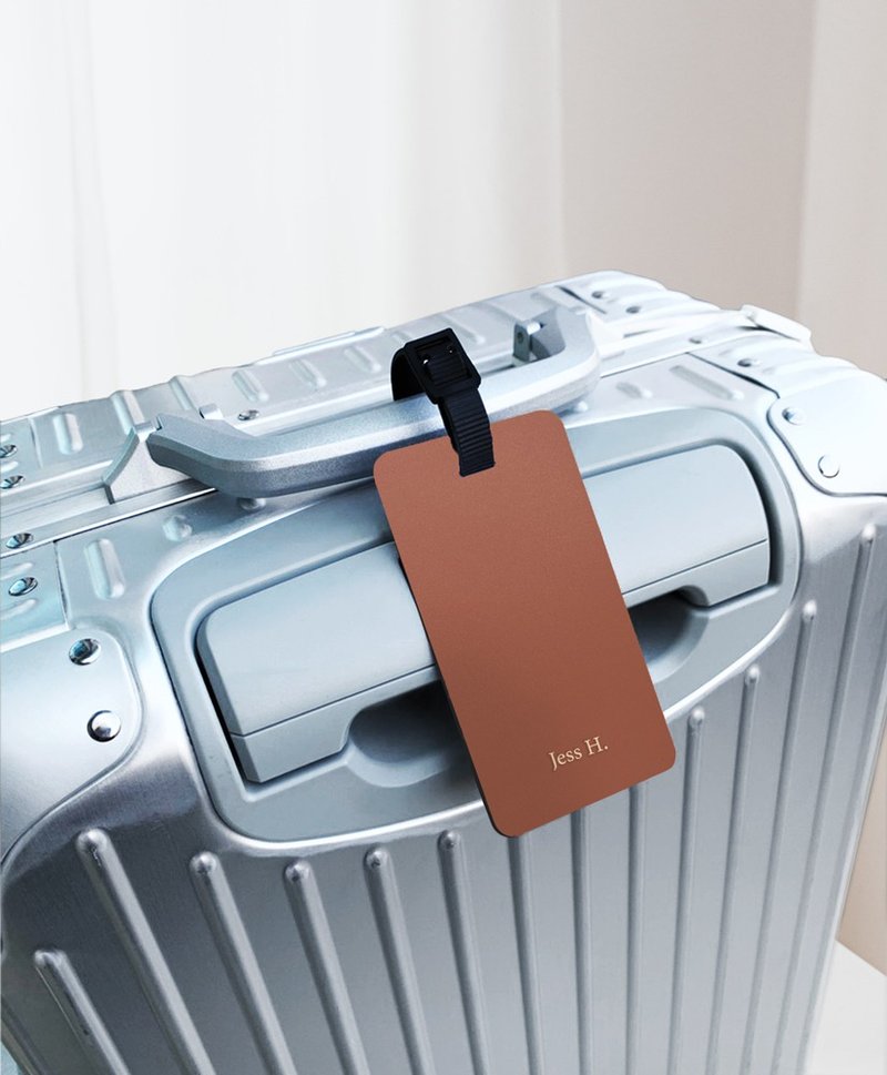 [Morandi color] Luggage tag/birthday gift/customization/travel/wedding gifts/going abroad - Luggage Tags - Plastic 