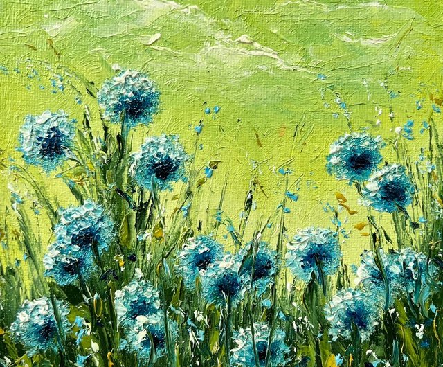 油絵 絵画 【Wild flowers】 Wild Flowers Original Oil Painting 12