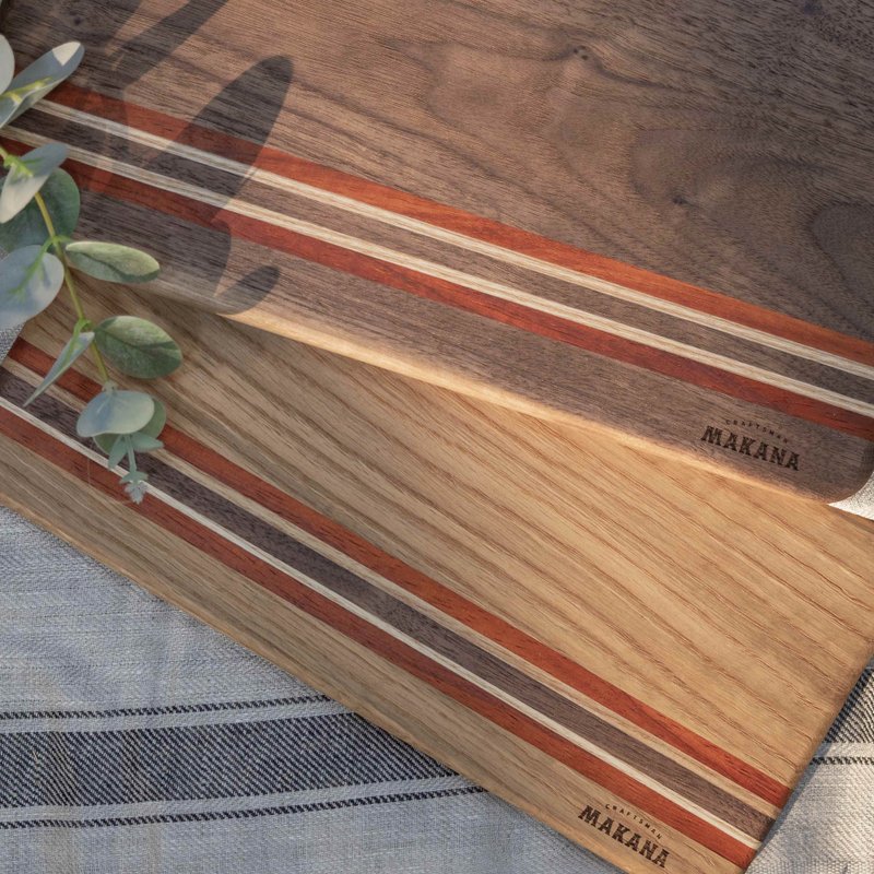 Makana handmade solid wood pallet series_3 sizes and 3 types of wood - Serving Trays & Cutting Boards - Wood 