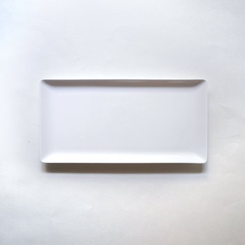 NARUMI鳴海骨瓷 Buffet 純白托盤 長方盤(28cm)