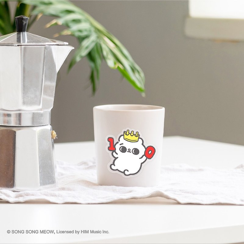 JzFun / Shuangshuang cat waterproof universal sticker (celebration) - Stickers - Paper Multicolor