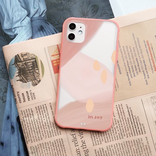 INJOY mall iPhone 15/14 手機殼∣玫瑰奶茶 輕巧 MagSafe 磁吸手機殼