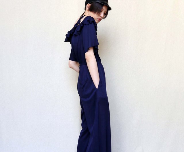 Aila blue hot sale jumpsuit