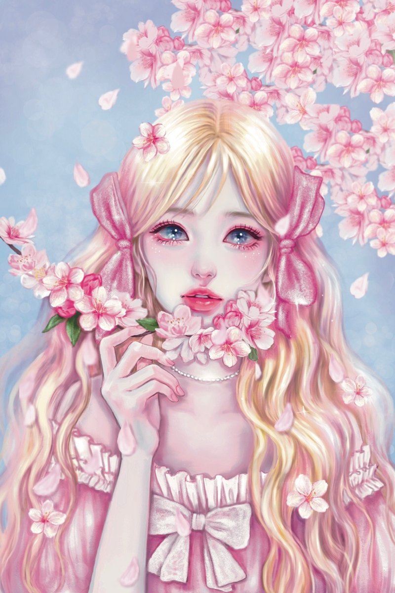 sakura sticker - 貼紙 - 紙 多色