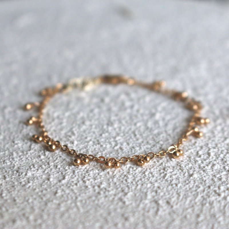 Bracelet Bronze gold-plated chain daily basic - simple - - Bracelets - Precious Metals Gold