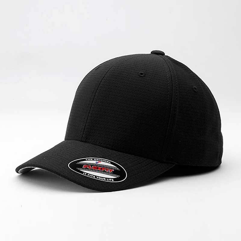 yupoong-flexfit-cool-dry-calocks-tricot ::Black:: - Hats & Caps - Polyester Black