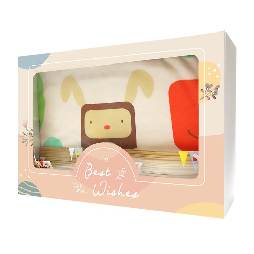 We Smile-*有機棉寶寶生活 有機棉premium舒適兔兔被 彌月禮盒 柔軟透氣 以色列mezoome設計