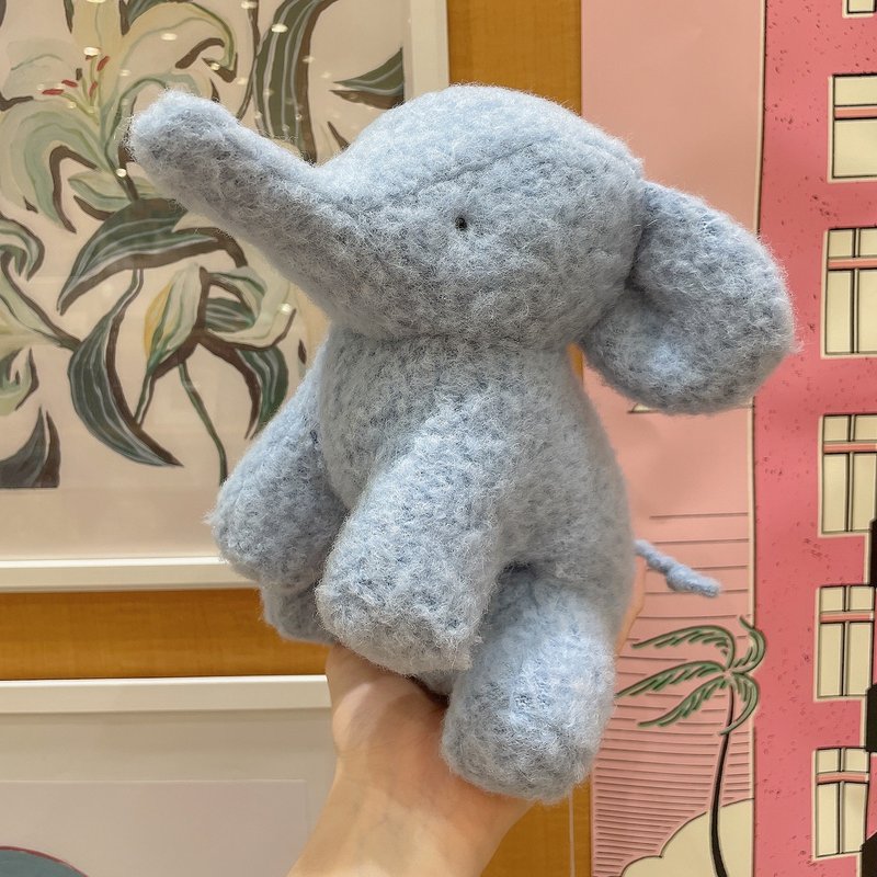 elephant ( sky blue ) - 寶寶/兒童玩具/玩偶 - 其他材質 藍色