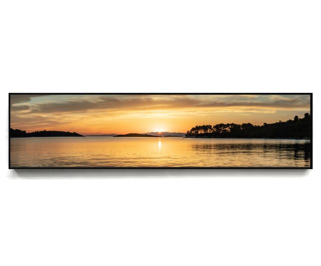 新品 絵画 キャンバス 油絵 海 水平線 風景画 木枠 フレーム付 新品 絵画 キャンバス 油絵 海 水平線 風景画 木枠 フレーム付