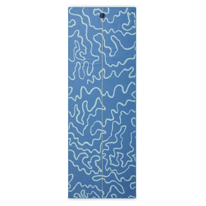 【Manduka Gerry Lopez聯名款】Yogitoes 2.0瑜珈舖巾 - Ocean GL - 運動配件 - 其他材質 藍色