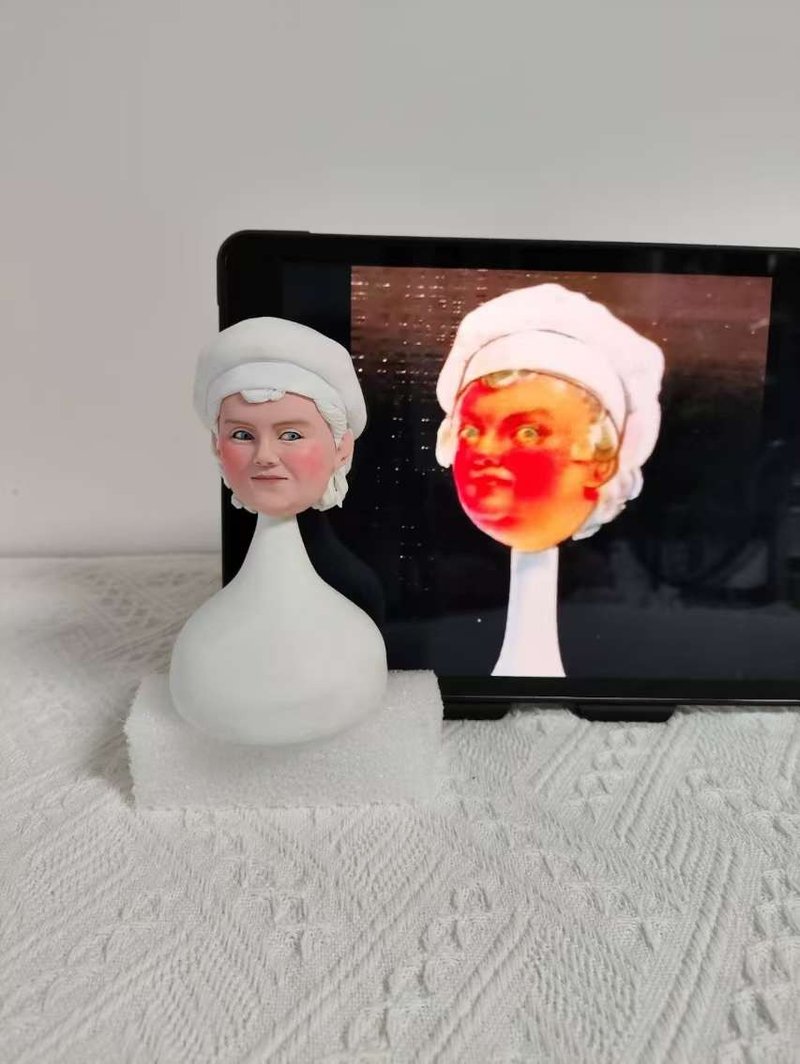 客制化人物公仔 人偶 3D人像畫 似顏繪 肖像 定制 生日 紀念 禮物 - 公仔/玩偶 - 黏土 多色