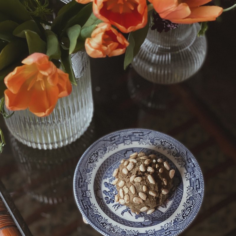 English muffin scone| Tieguanyin green pineapple, chestnut matcha, Yibaotang roasted tea rice cracker - Cake & Desserts - Fresh Ingredients 