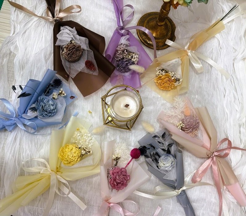 單支日本乾燥索拉玫瑰 - 乾燥花/永生花 - 植物．花 