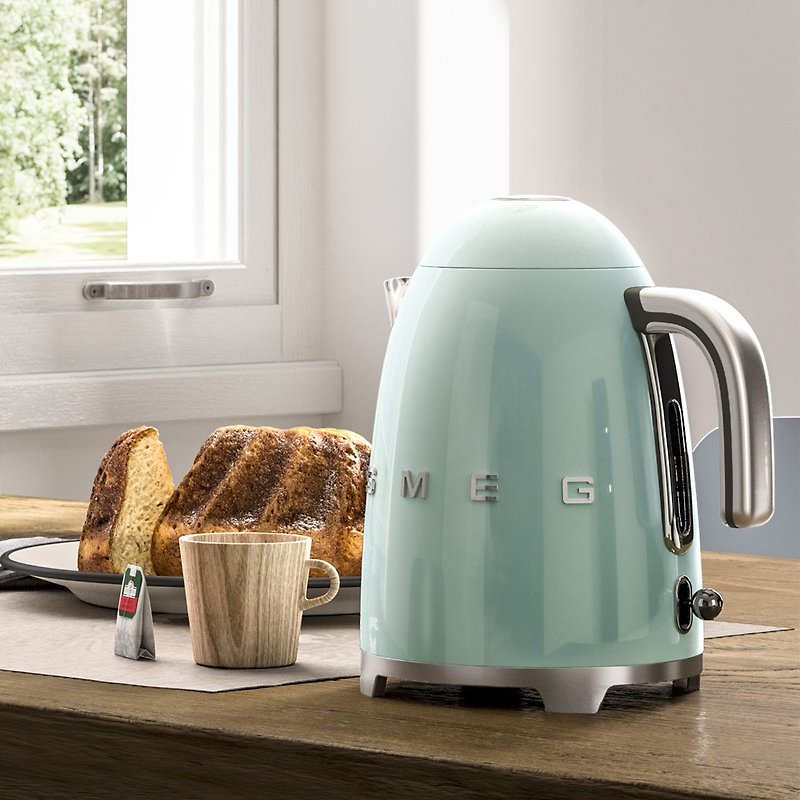 【SMEG】Italy large capacity 1.7L electric kettle-pink green - Kitchen Appliances - Other Metals Green