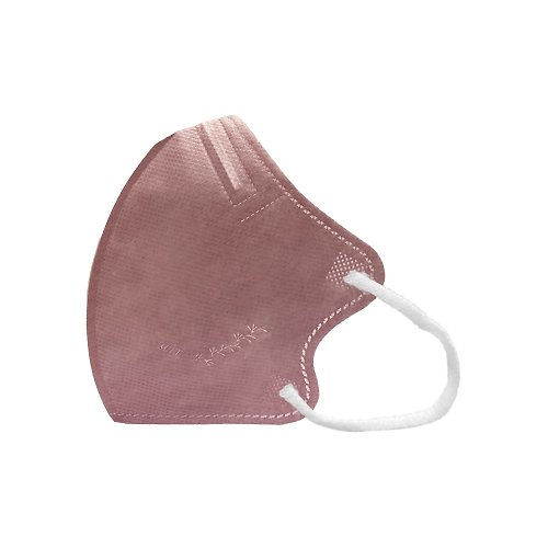興安 ataraxis 授權經銷 興安-成人小顏3D立體醫用口罩-乾燥玫瑰(一盒50入)MIT台灣製造