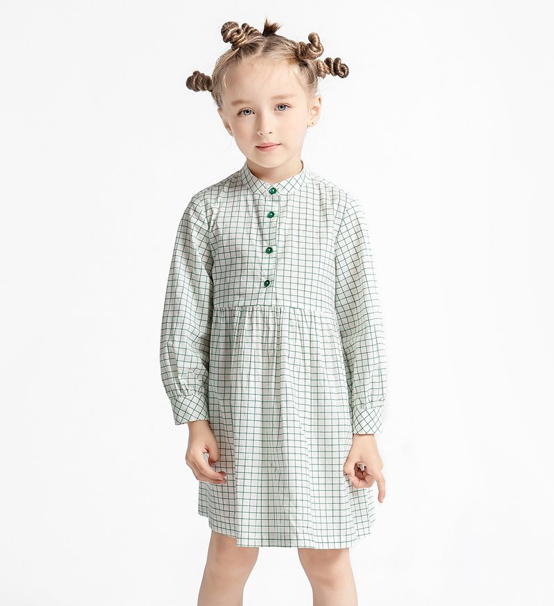 BIR Kids | Plaid Dress - Skirts - Cotton & Hemp Yellow