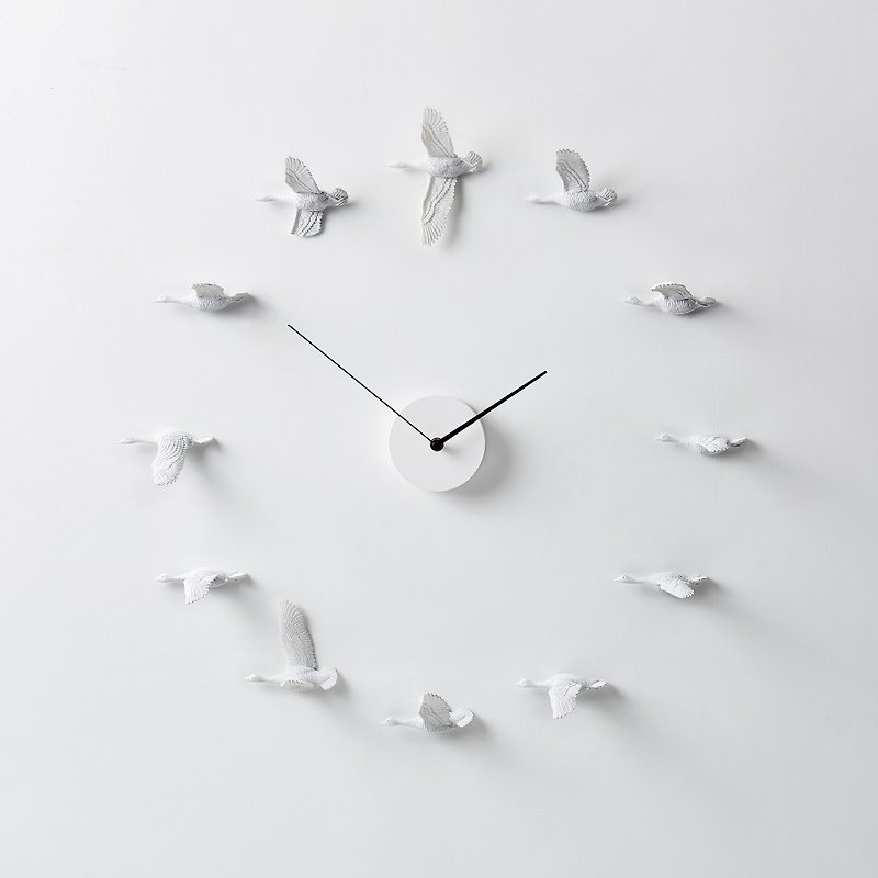 Haoshi Good Things Design Migratory Bird Clock - O form - Clocks - Resin 