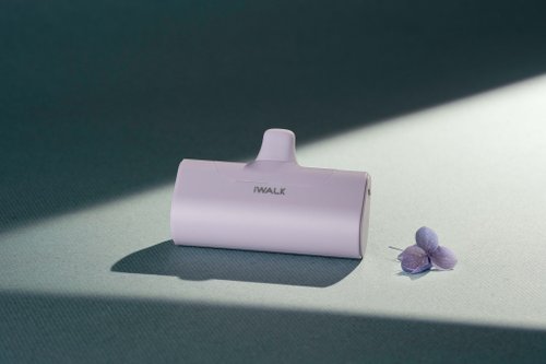 Guxon｜iWALK 臺灣總代理 【iWALK】四代直插式行動電源MAX-Type-C升級款-相遇紫Wh行動電源