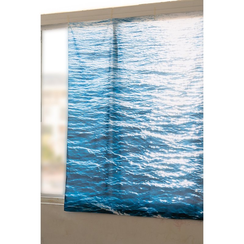 Healing series sea tapestry curtain hanging cloth gift accessories - Doorway Curtains & Door Signs - Polyester Blue