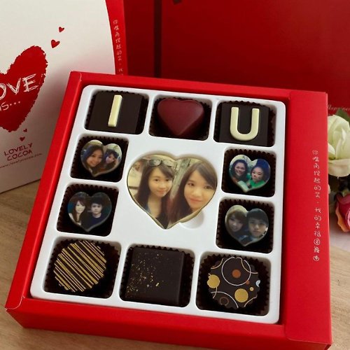 幸福可可手工巧克力專賣店 10+1最愛情人巧克力禮盒-5張影像巧克力