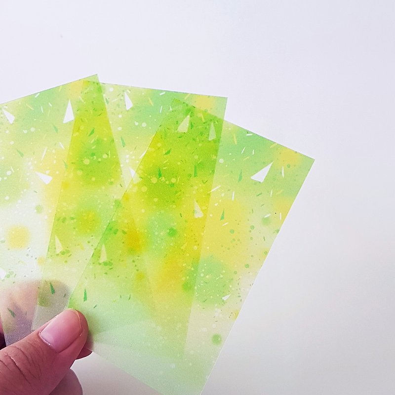 紙膠帶分裝片－檸夏漸層 - 紙膠帶 - 紙 綠色