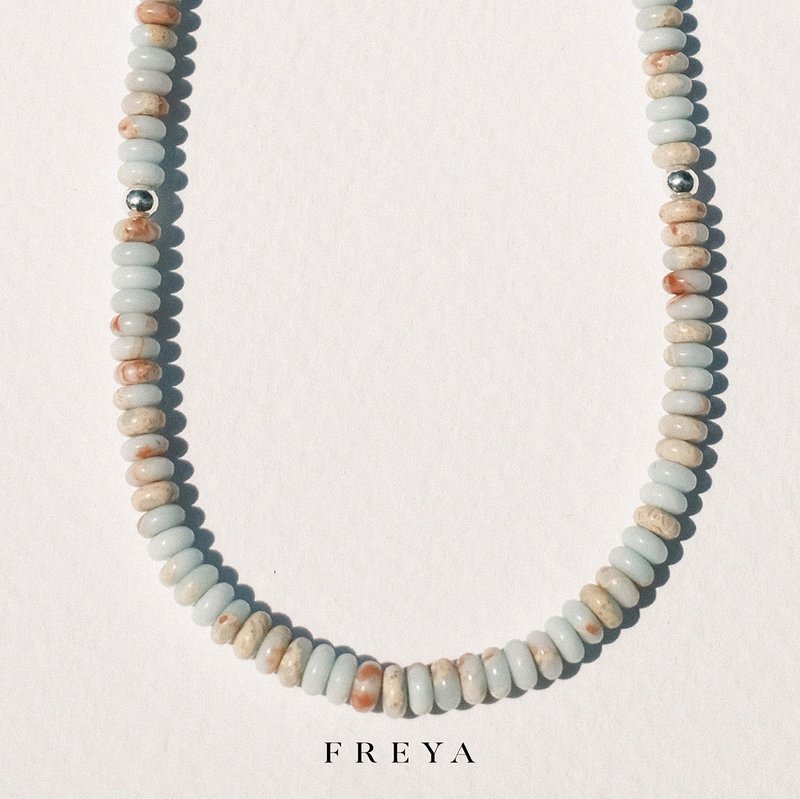 FREYA 輝石珠項鍊-串珠寶石 療癒平衡身心靈 寧靜和諧能量 水晶 - 項鍊 - 寶石 