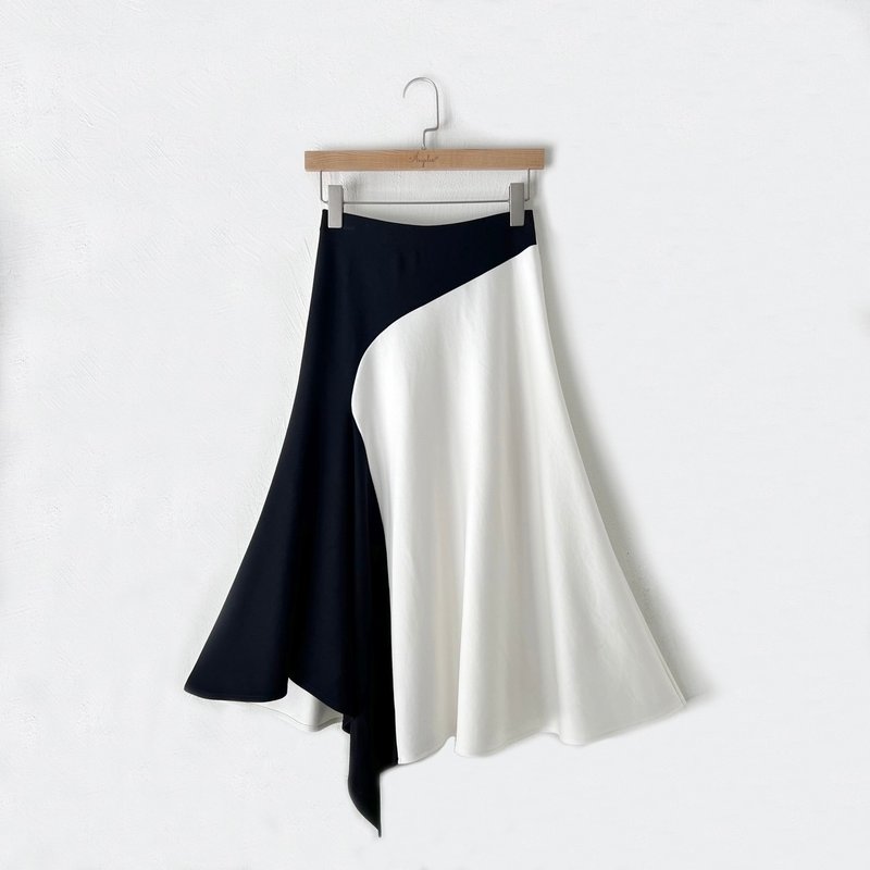 Customized Series-Color-matching Irregular Umbrella Skirt - Skirts - Other Materials 