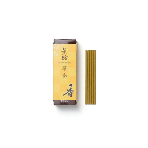美珍時光生活館 日本【松榮堂】KUNRO 薰路系列之【草奏】線香 (20支)