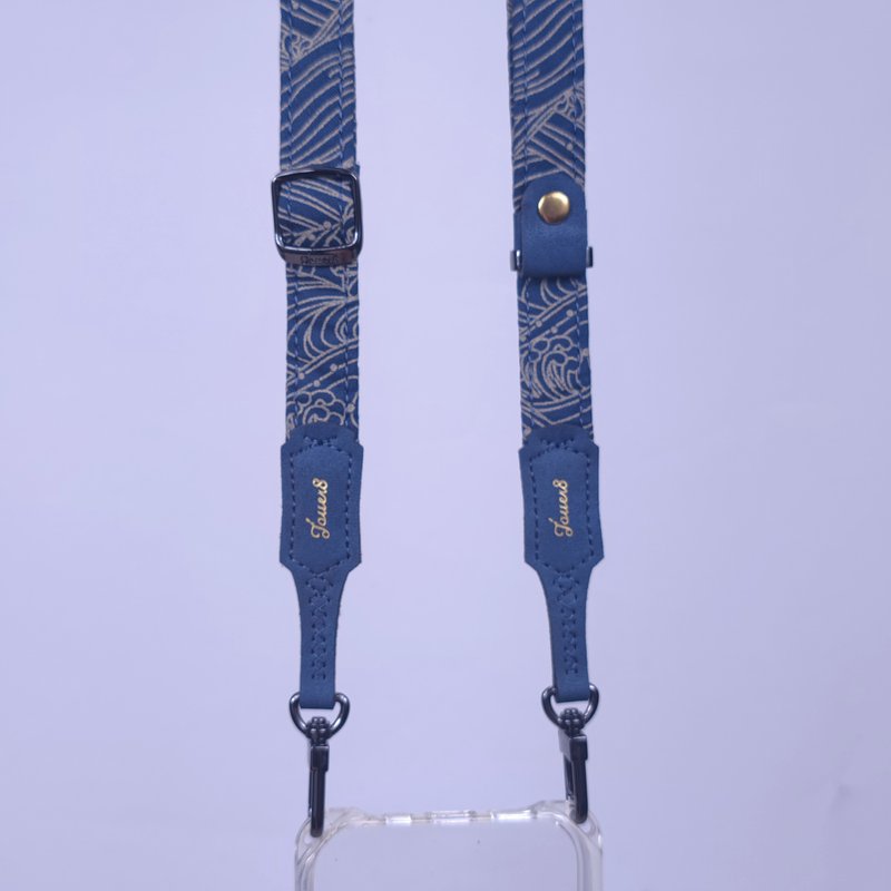 雙扣背帶-舒適1.8cm-海波浪 - 掛繩/吊繩 - 其他材質 多色