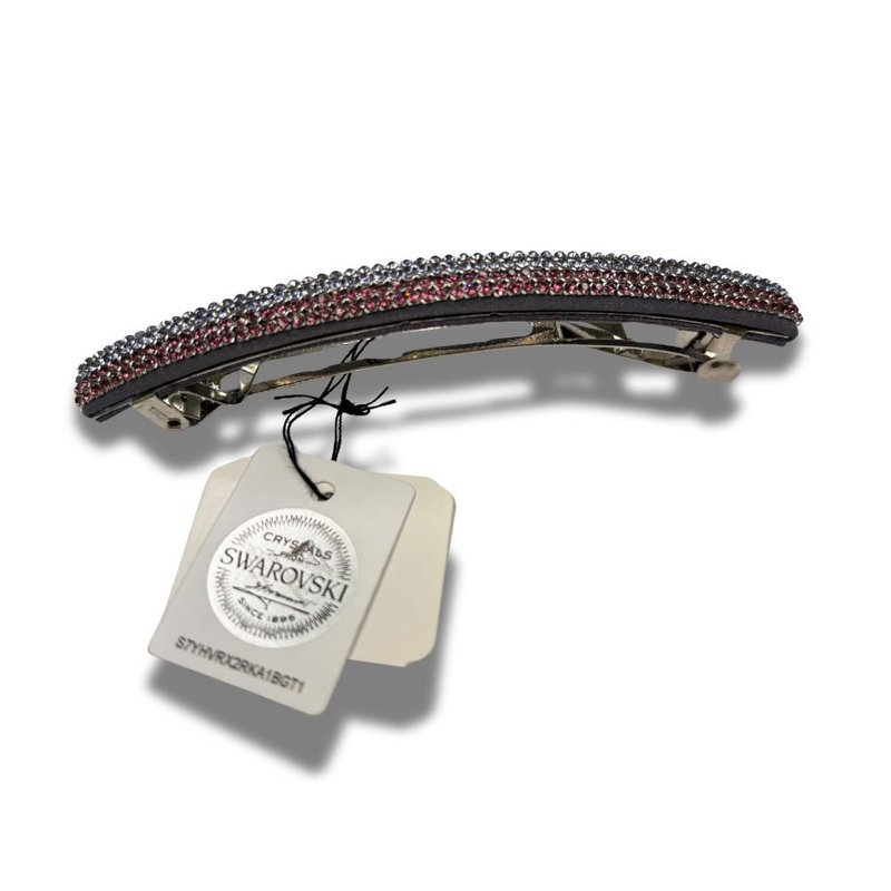 COMPLEX BIZ 彈簧夾系列  紫粉水晶 - 髮夾/髮圈 - 水晶 